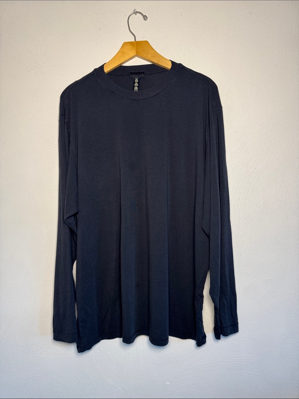 SKIMS Men's Long Sleeve Crewneck - Charcoal